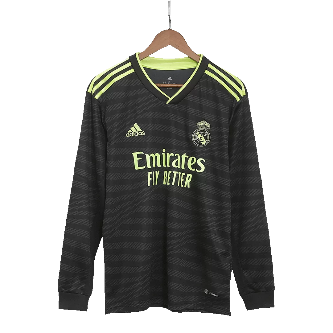 Real Madrid Third Away Long Sleeve Soccer Jersey