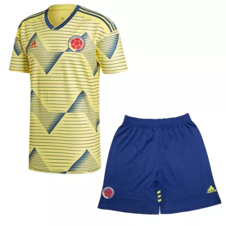Colombia Home Soccer Jersey Kit(Jersey+Shorts) 2019 - soccerdeal
