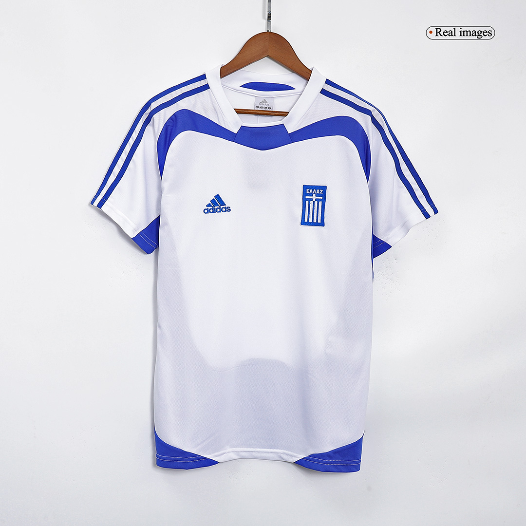 Retro 2004 Greece Away Soccer Jersey - Soccerdeal