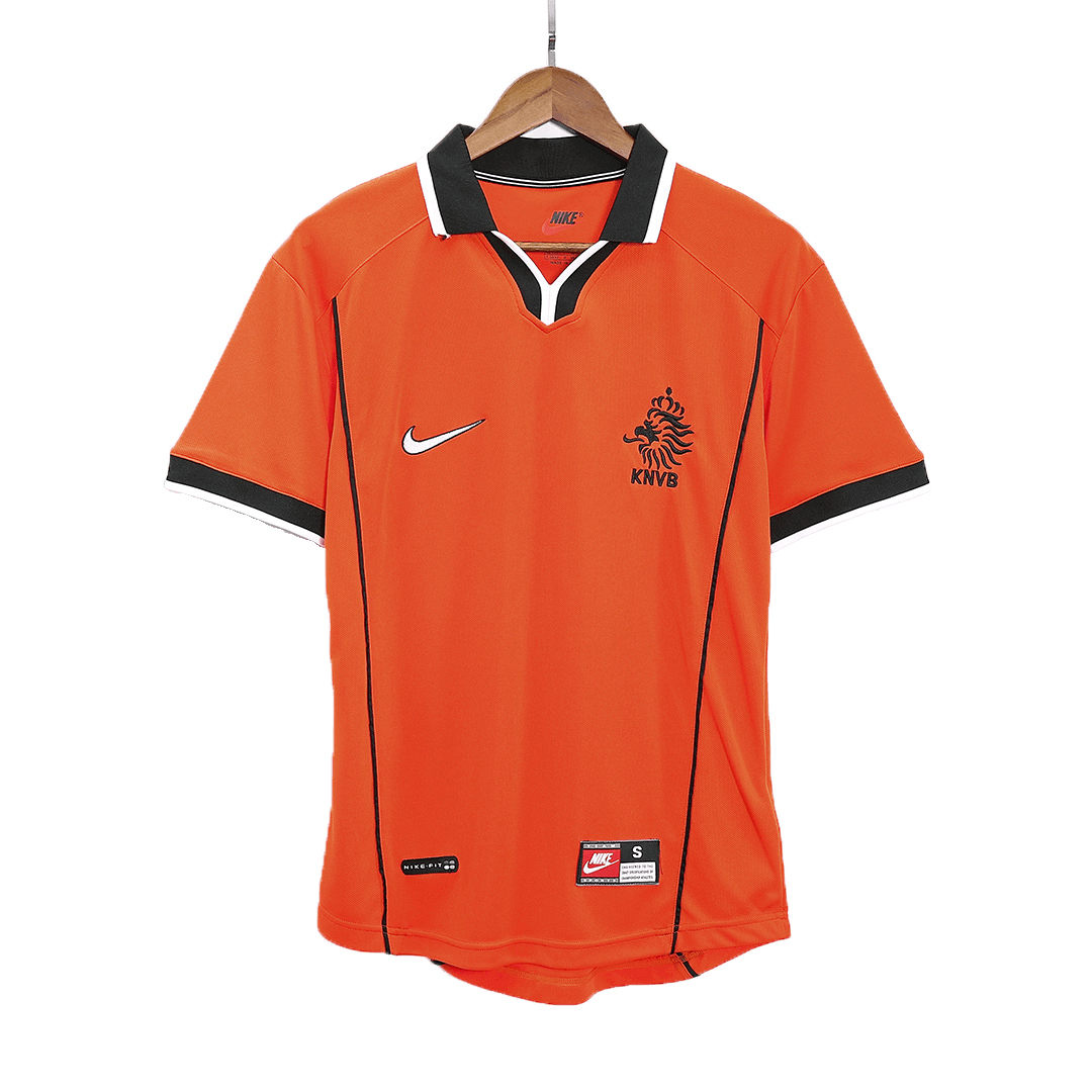 Retro 1998 Netherlands Home Soccer Jersey - Soccerdeal