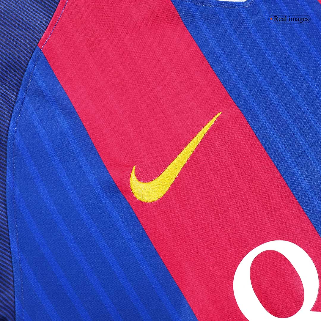 Retro MESSI #10 2016/17 Barcelona Home Soccer Jersey - Soccerdeal