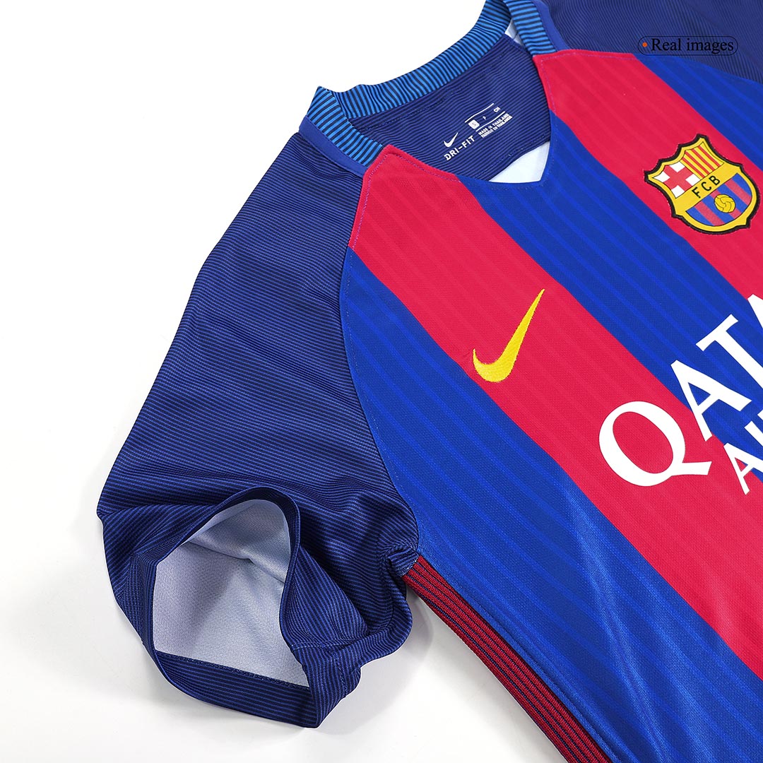 Retro MESSI #10 2016/17 Barcelona Home Soccer Jersey - Soccerdeal