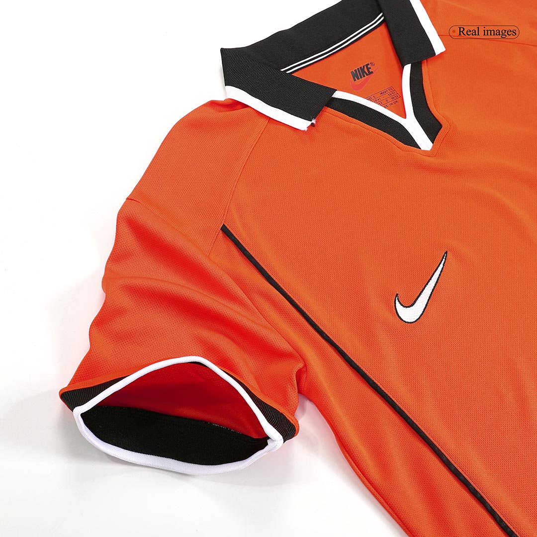Retro 1998 Netherlands Home Soccer Jersey - Soccerdeal