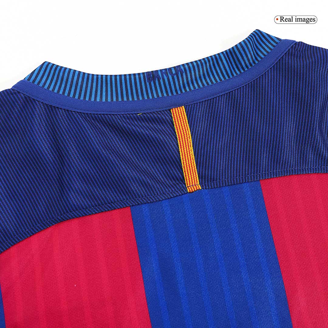 Retro MESSI #10 2016/17 Barcelona Home Soccer Jersey - Soccerdeal
