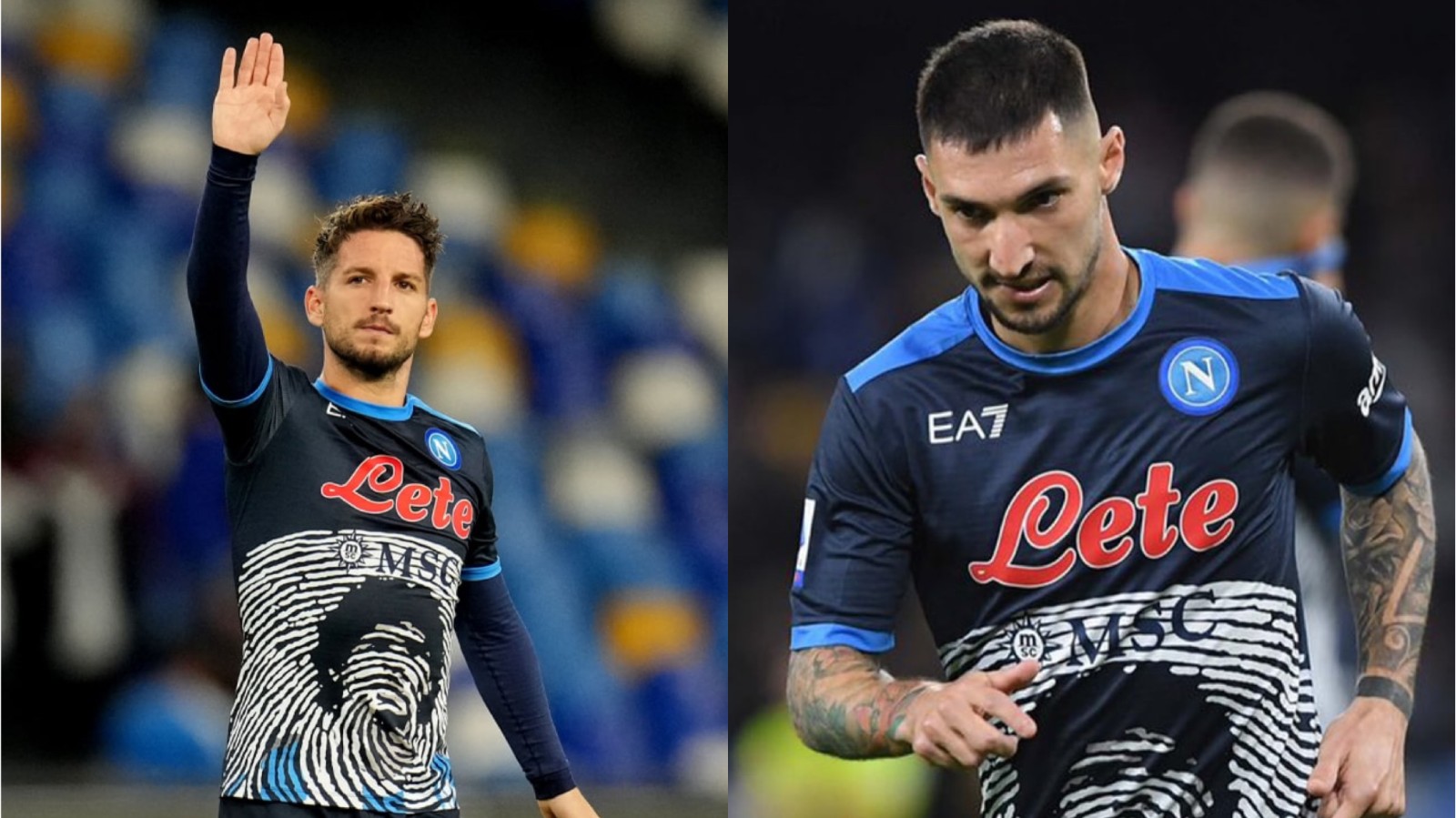 Replica EA7 Napoli Away Soccer Jersey 2021/22