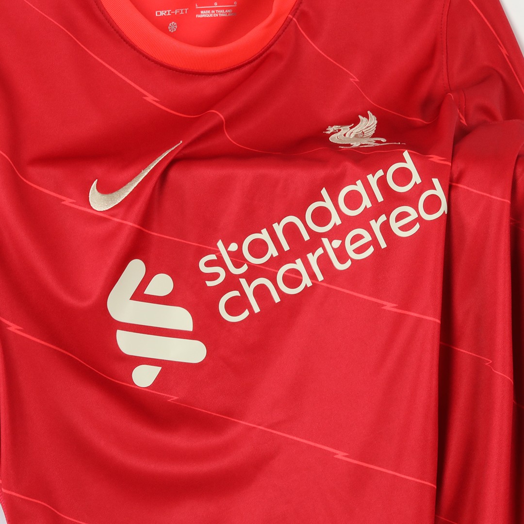 liverpool home soccer jersey 21/22