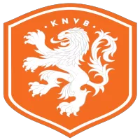 Official KNVB Holland Netherlands Soccer Jersey Size Large Black Orange  Football