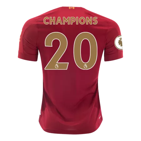 Retro "Champion #20 Golden" 2019/20 Liverpool Home Soccer Jersey - soccerdeal