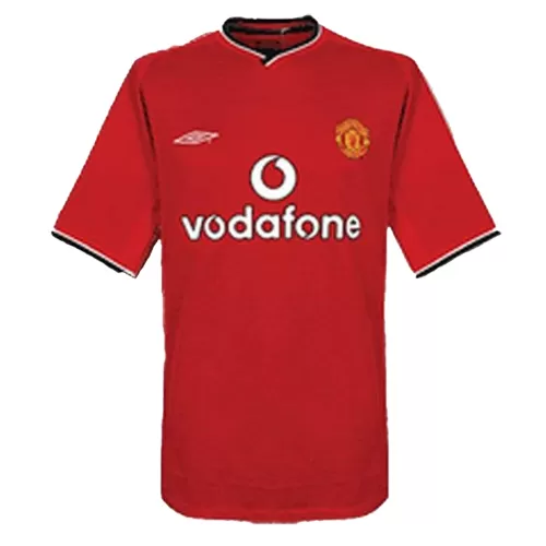 2000-2001 manchester united retro vodafone long sleeve away soccer