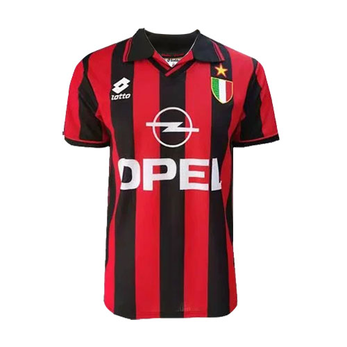 Retro 1996/97 AC Milan Home Soccer Jersey - soccerdeal