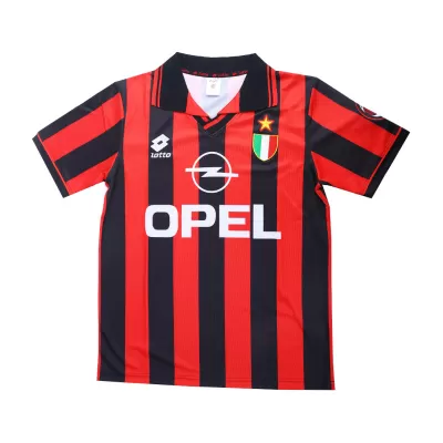 Retro 1996/97 AC Milan Home Soccer Jersey - Soccerdeal