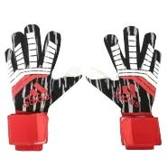 AD Black&White&Red Predator Pro Goalkeeper Gloves - soccerdealshop