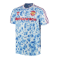 Manchester United Human Race Blue Soccer Jerseys Shirt