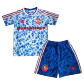 Kid's Adidas Manchester United Human Race Soccer Jersey Kit(Jersey+Shorts)