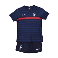 Kid's France Home Soccer Jersey Kit(Jersey+Shorts) 2020 - soccerdeal