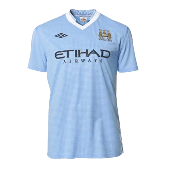 Retro 2011/12 Manchester City Home Soccer Jersey - soccerdeal