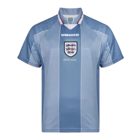 Retro 1996 England Away Soccer Jersey - soccerdeal