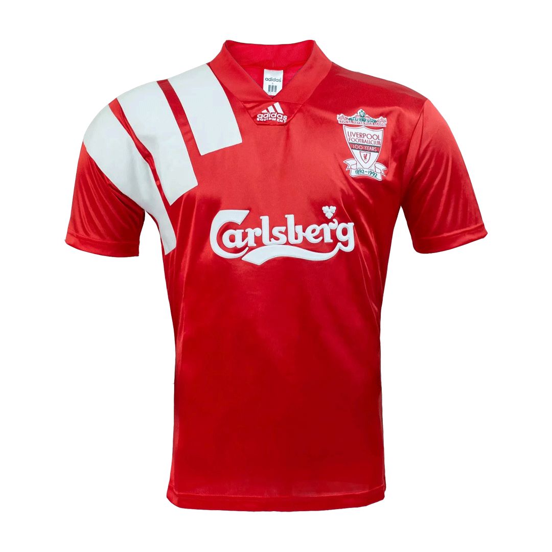Retro 1992/93 Liverpool Home Soccer Jersey - soccerdeal