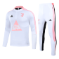 Adidas Juventus Zipper Sweatshirt Kit(Top+Pants) - Pink&White
