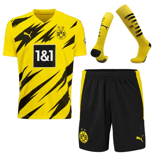Puma Borussia Dortmund Home Jersey Kit(Jersey+Shorts+Socks) 2020/21