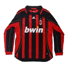 AC Milan Home 08/09 Long Sleeve Retro Jersey