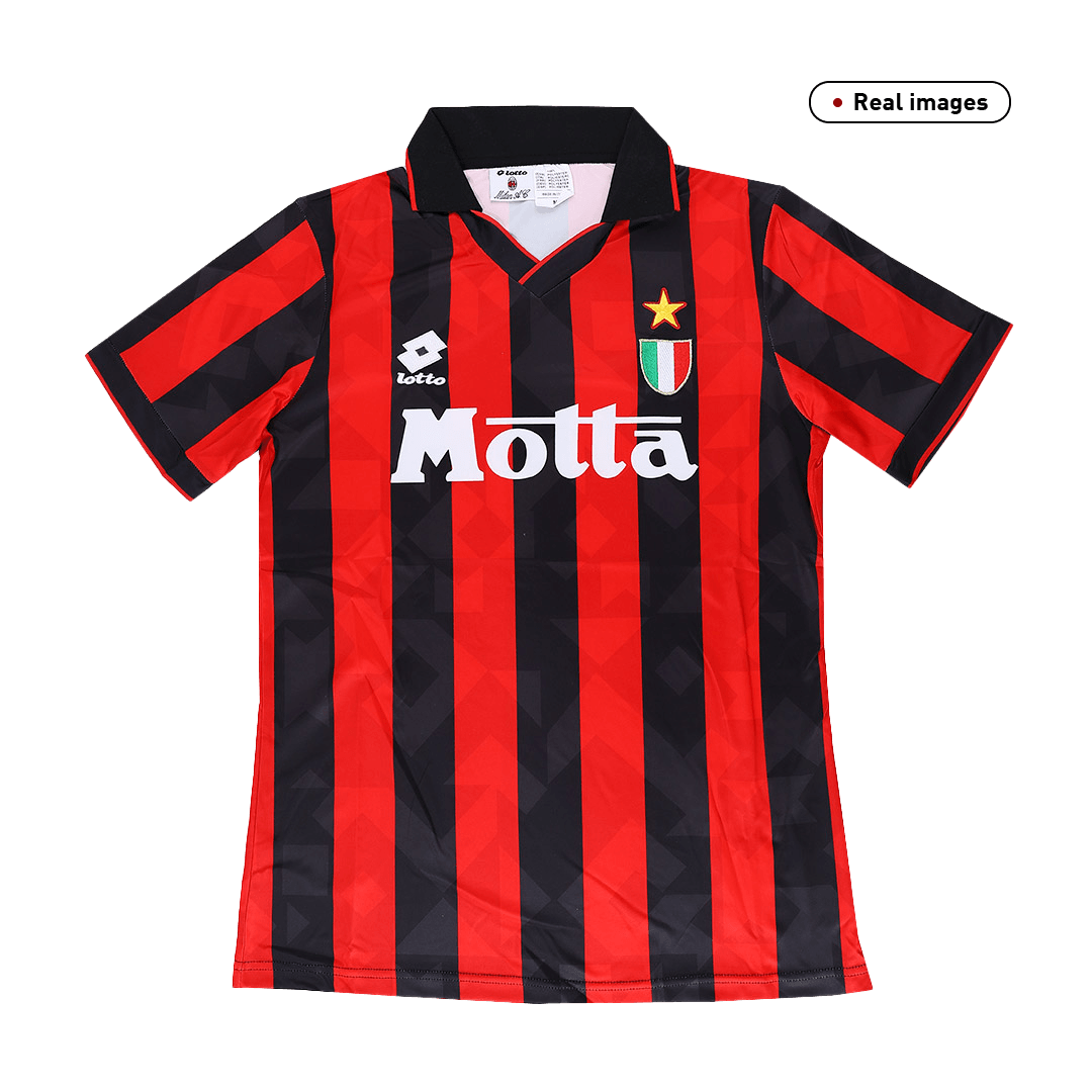 Retro 1992/94 AC Milan Home Soccer Jersey - soccerdeal