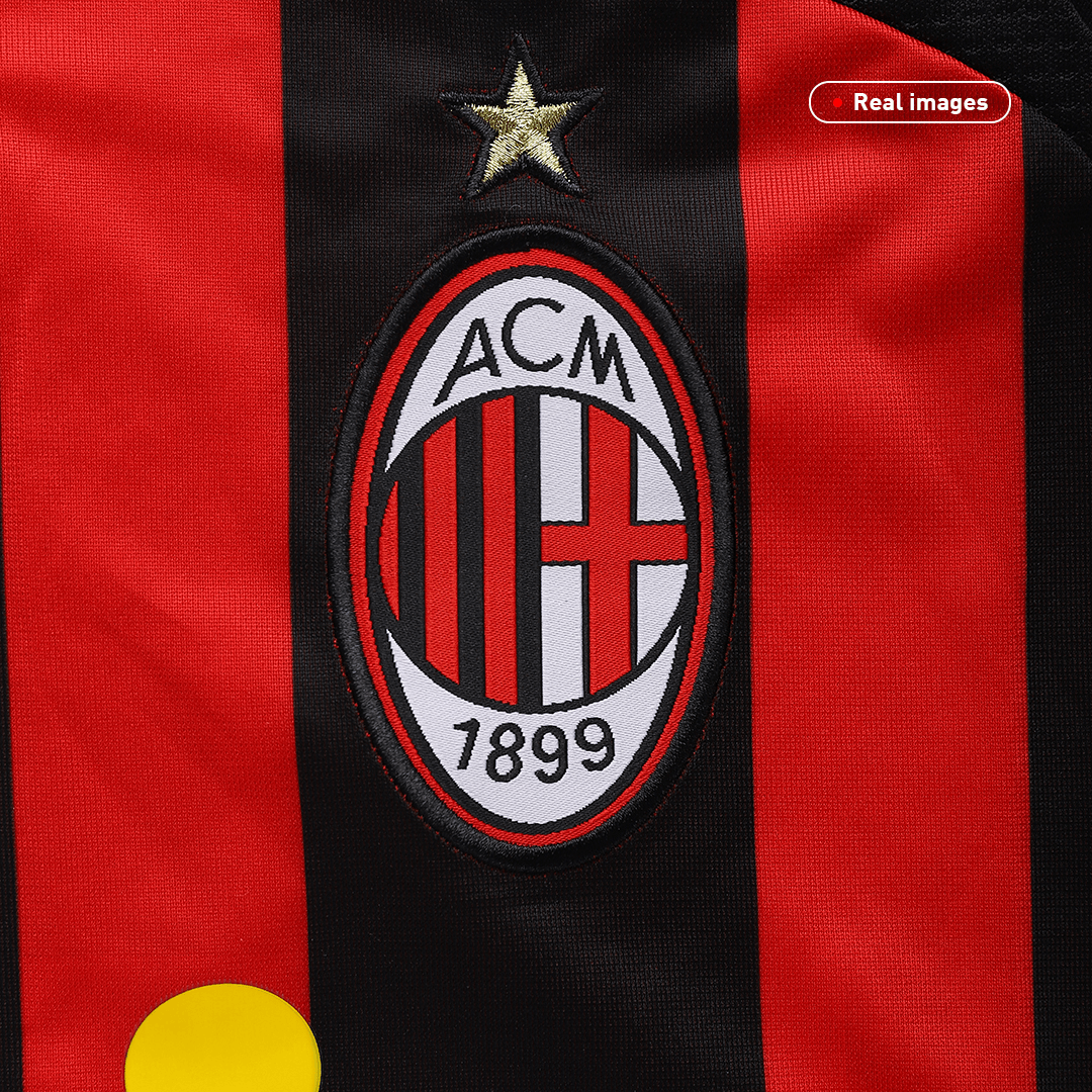 Retro 2006/07 AC Milan Home Long Sleeve Soccer Jersey - soccerdeal