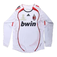 Retro 2006/07 AC Milan Away Long Sleeve Soccer Jersey - soccerdealshop
