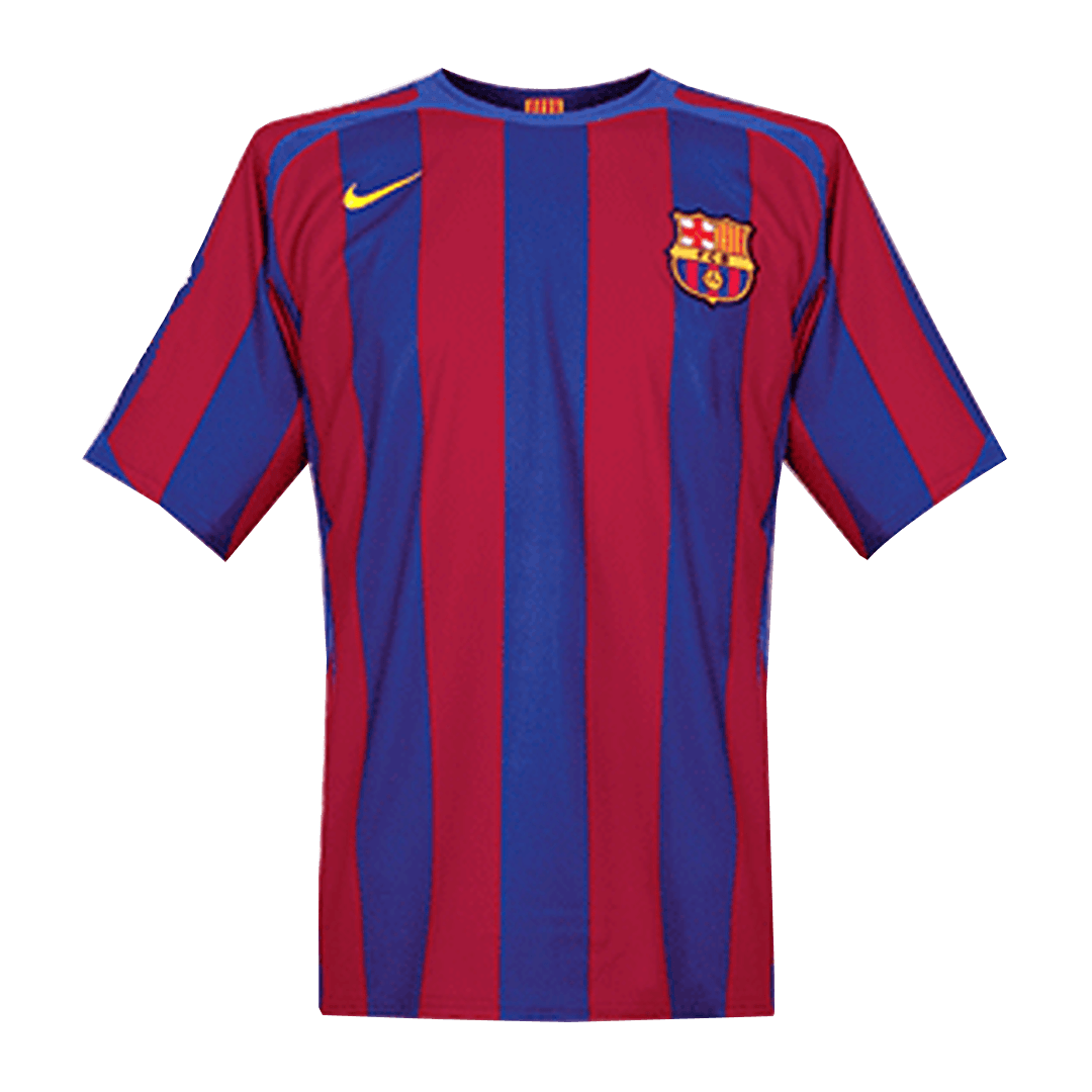 Retro 2005/06 Barcelona Home Soccer Jersey - Soccerdeal