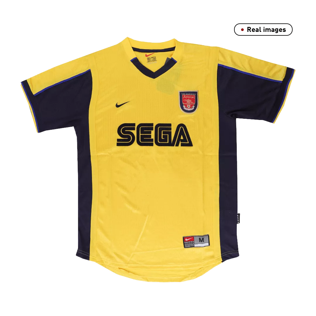 Retro 1999/00 Arsenal Away Soccer Jersey - soccerdealshop