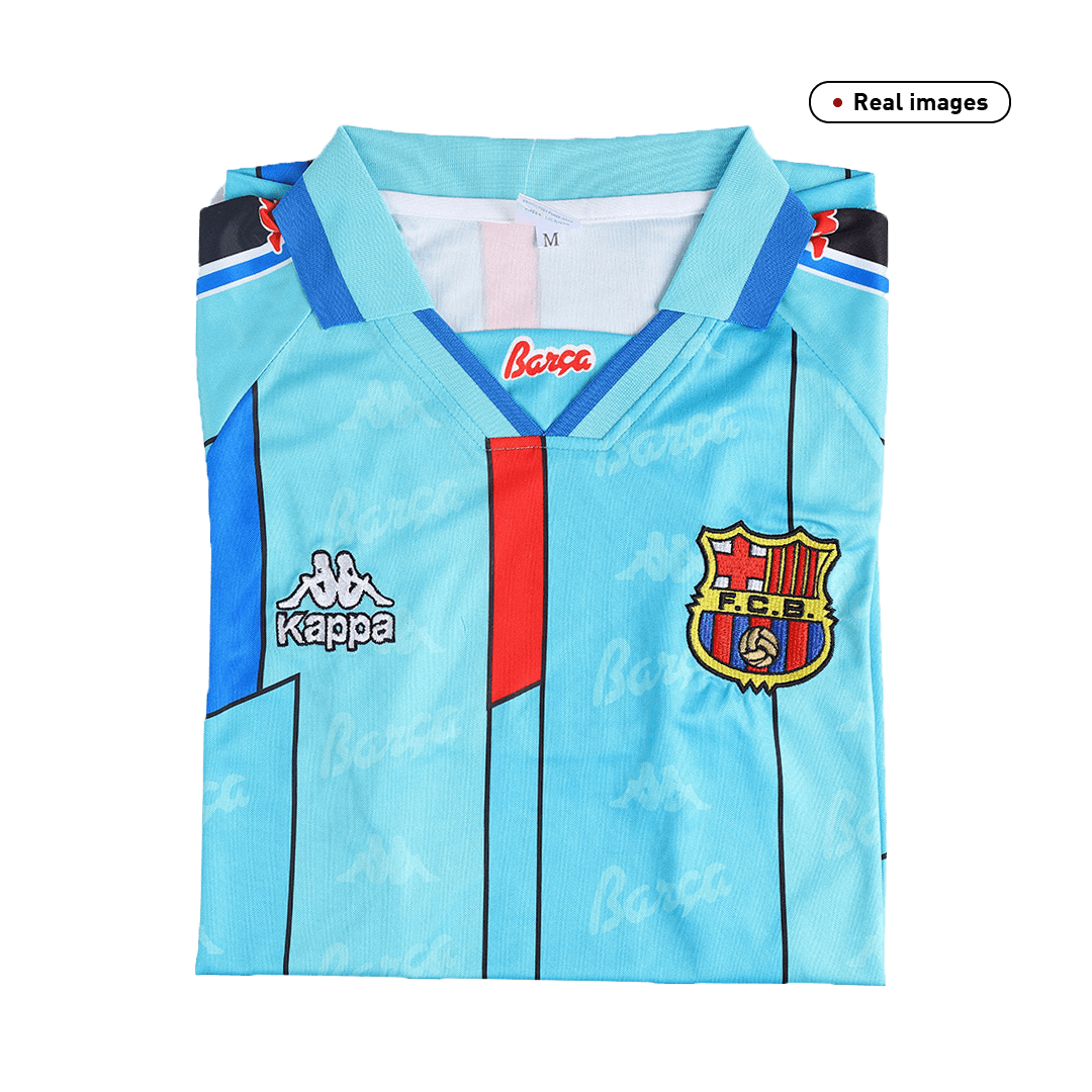 Retro 1996/97 Barcelona Away Soccer Jersey - soccerdeal