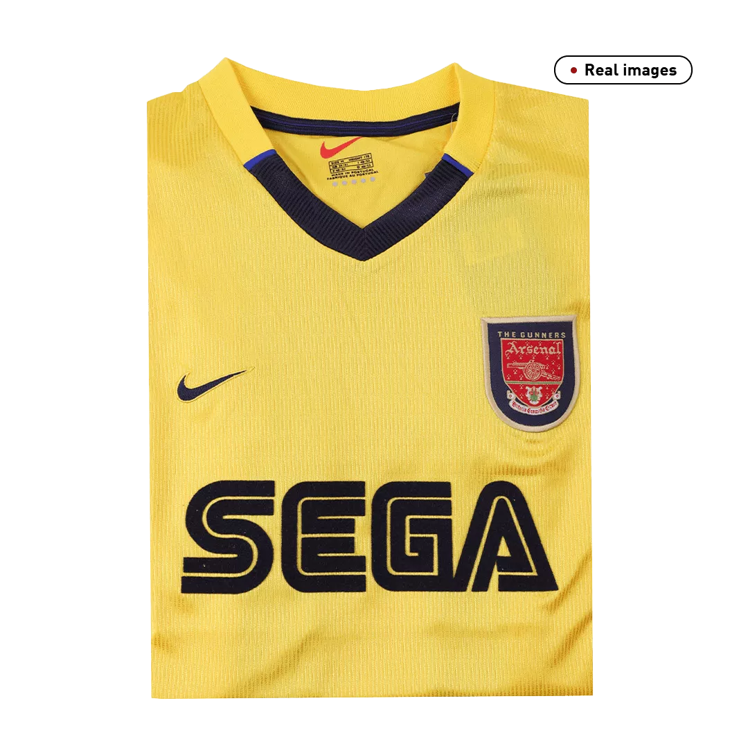 Retro 1999/00 Arsenal Away Soccer Jersey - soccerdealshop