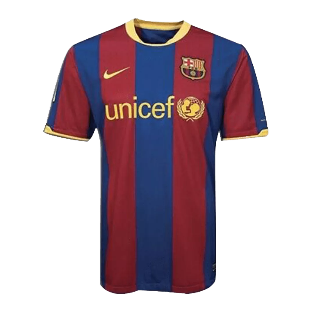 Retro 2010/11 Barcelona Home Soccer Jersey