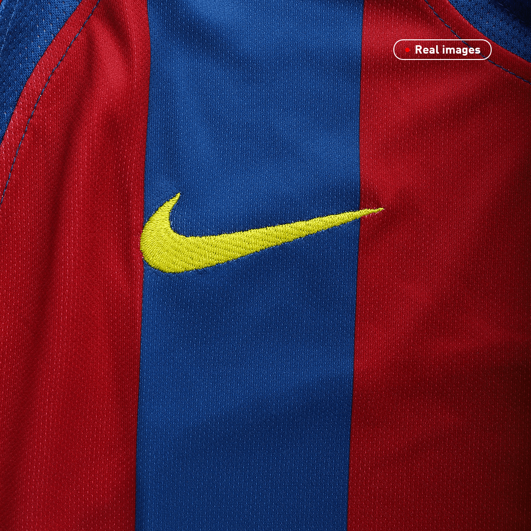 Retro 2005/06 Barcelona Home Soccer Jersey - Soccerdeal