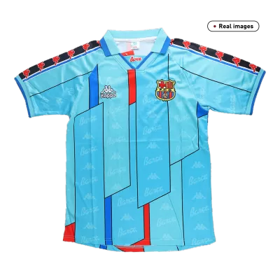 Retro 1996/97 Barcelona Away Soccer Jersey - Soccerdeal
