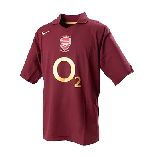 Retro 2005/06 Arsenal Home Soccer Jersey - soccerdeal