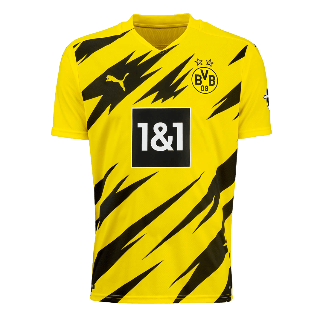 19-20 Borussia Dortmund Home Yellow Soccer Jerseys Shirt(Player