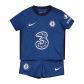 Kid's Nike Chelsea Home Soccer Jersey Kit(Jersey+Shorts) 2020/21