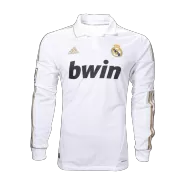 Retro 2011/12 Real Madrid Home Long Sleeve Soccer Jersey - soccerdealshop