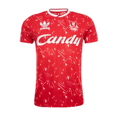 Retro 1989/91 Liverpool Home Soccer Jersey - Soccerdeal