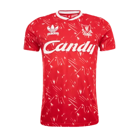 Retro 1989/91 Liverpool Home Soccer Jersey - soccerdeal