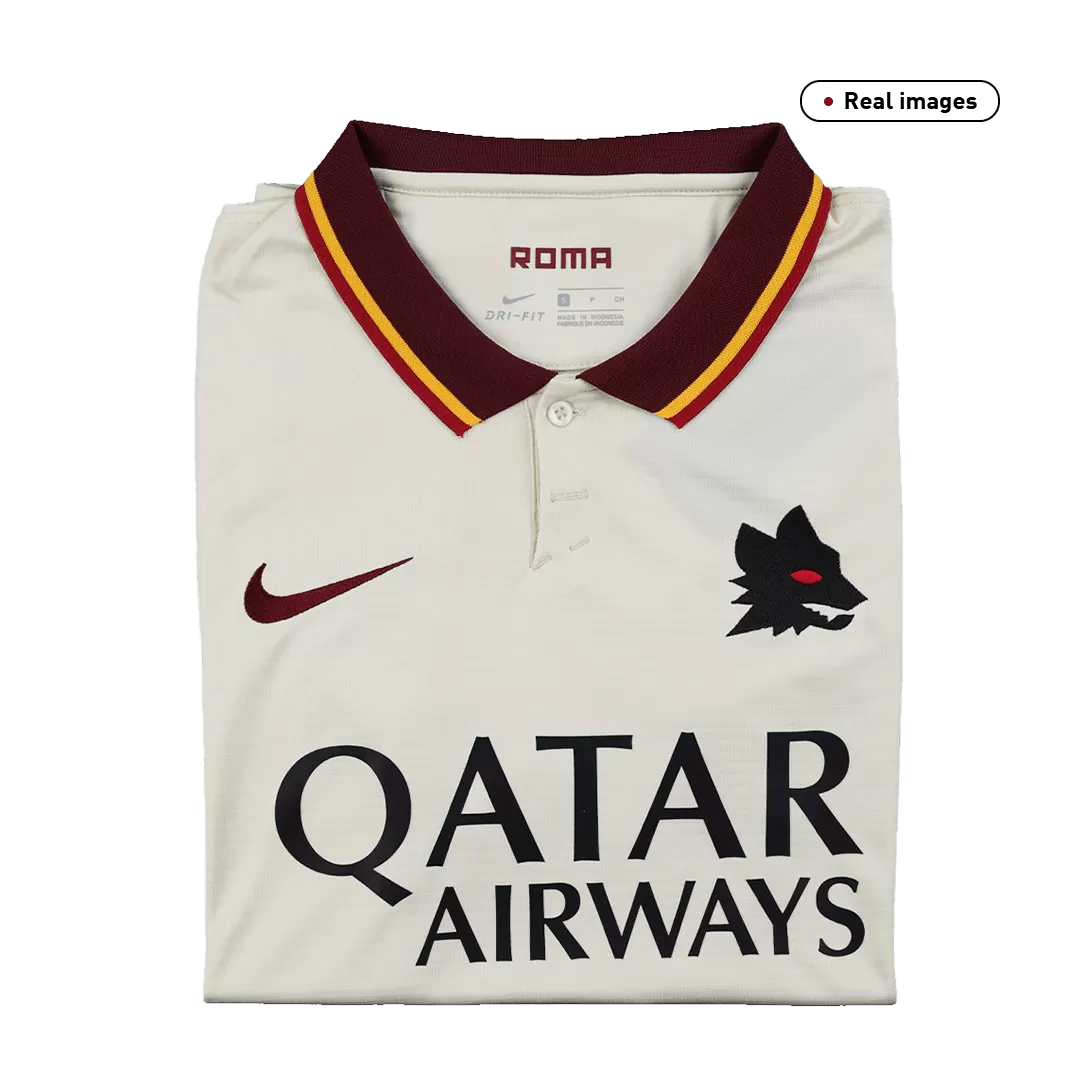 20/21 Roma Away White Soccer Jerseys Shirt - Cheap Soccer Jerseys Shop