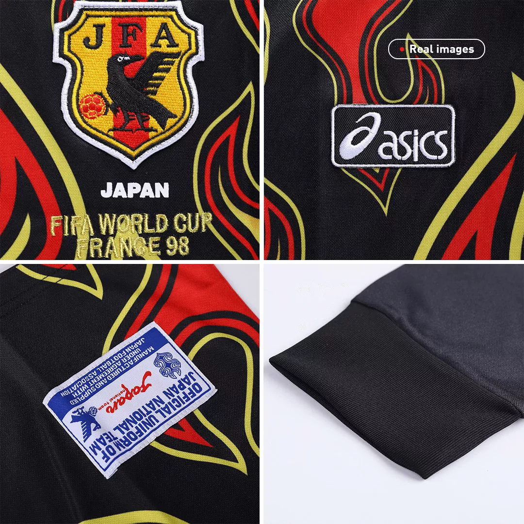 Retro 1998 Japan Long Sleeve Soccer Jersey - soccerdealshop