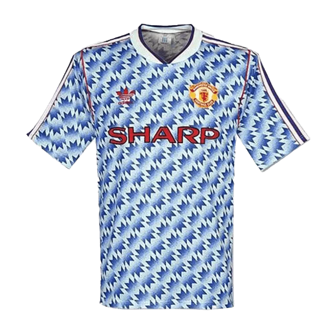 Retro 1990/92 Manchester United Away Soccer Jersey