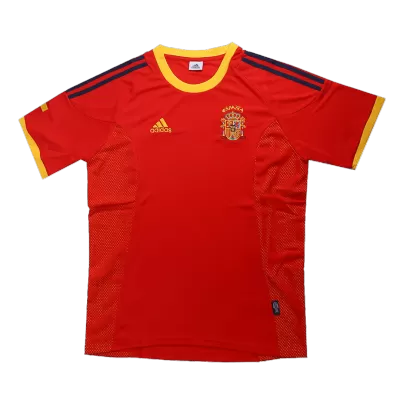 Retro 2002 Spain Home Soccer Jersey - Soccerdeal