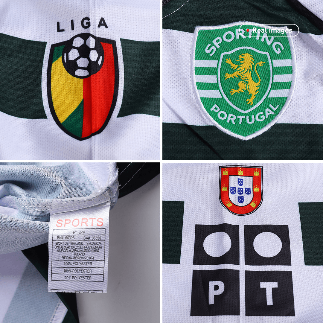 Retro 2001/3 Sporting CP Home Soccer Jersey - soccerdeal