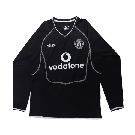 Retro 2000/01 Manchester United Long Sleeve Soccer Jersey - Soccerdeal