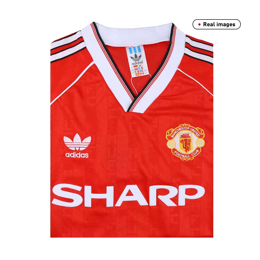 Manchester United 1988-90 Home Shirt – DP Retro