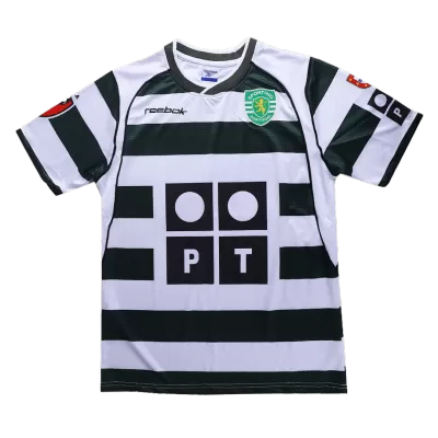 Retro 2001/3 Sporting CP Home Soccer Jersey - Soccerdeal