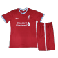 Kid's Nike Liverpool Home Soccer Jersey Kit(Jersey+Shorts) 2020/21